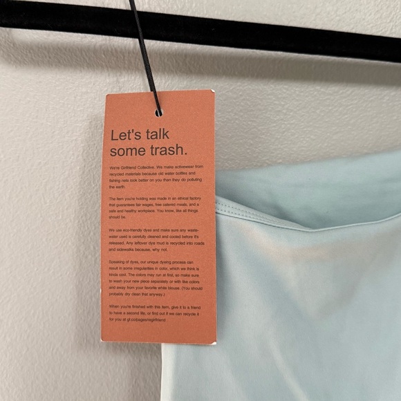 NWT Girlfriend Collective Glass Bianca One Shoulder Dress - Picture 8 of 10